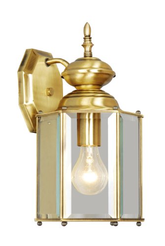 One-Day Sale: Up to 80% Off Livex Lighting 2007-01 Outdoor Wall Lantern with Clear Beveled Glass Shades, Antique Brass Exclusive Discount 60% Price Livex Lighting 2007-01 Outdoor Wall Lantern with Clear Beveled Glass Shades, Antique Brass