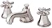 Danze D304066BN Brandywood Two Handle Widespread Lavatory Faucet with Cross Handles, Brushed Nickel