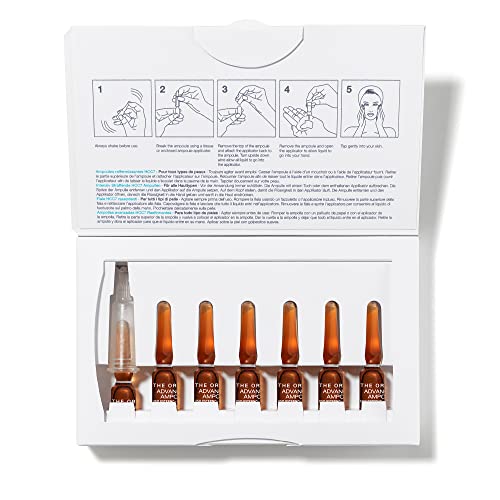 The Organic Pharmacy Advanced Firming HCC7 Ampoules, 1.5ml x 7-7 Day Hydrating + Firming Treatment, With Hyaluronic Acid, Stabilised Vitamin C, Bio-Marine Collagen, Organic 33%