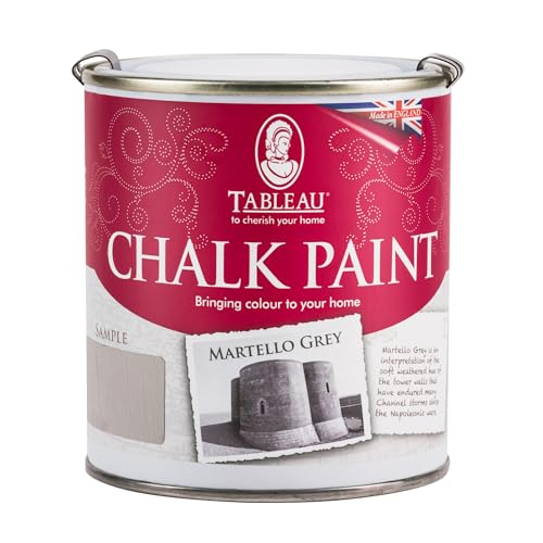 Tableau Chalk Paint, Chalky Paint Shabby Chic 500ml Martello Grey