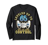 Photo Gallery controller gamer compleanno anni 65 per bambini e adulti maglia a manica Photo Gallery controller gamer compleanno anni 65 per bambini e adulti maglia a manica