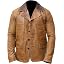 Brown - Leather Coat