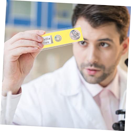 CHILDWEET 12pcs Glass Slide Microscope Slides Abs Specimens Sample Biological Specimen Child Plant Suite 7 41rpnvowVmL