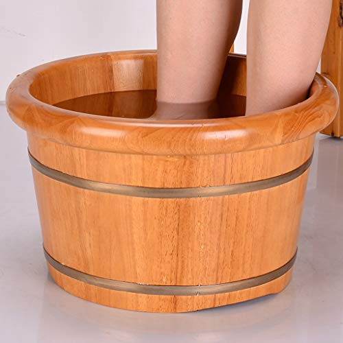 Tina de baño para pies de madera Katzowen sin tapa miniatura 3