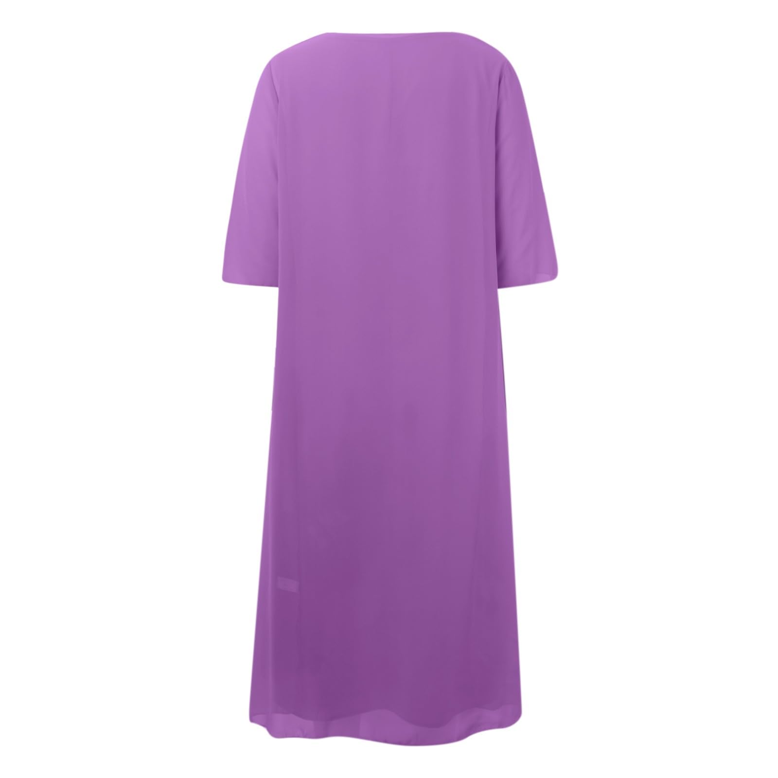 Robe Décontractée Élégante pour Femmes avec et Cardigan en Mousseline de Soie - Ensemble Deux Pièces Tendance