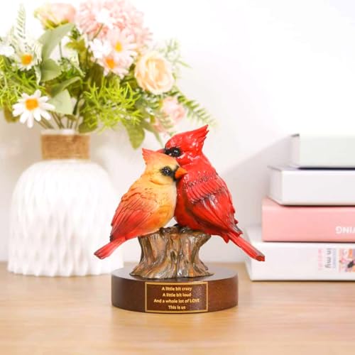 Estatua decorativa de cardinal para San Valentín miniatura 4