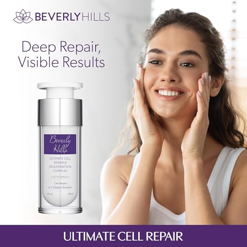 Beverly Hills Anti Aging Collagen Face Cream With Egf & Multi Peptide For Wrinkle Repair & Skin Rejuvenation, Anti Ageing Cream For Cell Repair & Collagen Production For Men & Women, 60Day Supply 30ML - 6