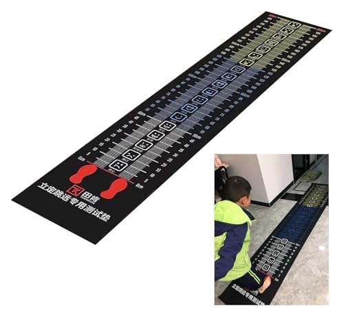 Mesureur d'entraînement au saut antidérapant et tapis de saut en longueur