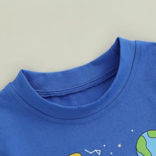 Space Astronaut First Birthday Outfit Baby Boy One Year Old Birthday Romper Short Sleeve Bodysuit Shirt3