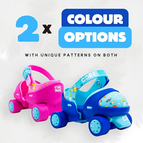 Patins à roulettes réglables enfants rollers quad UK C5-C12 - 3