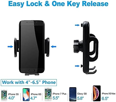 wpyyi windshield car phone mount universal cell phone holder cradle for car with suction cup easy touch