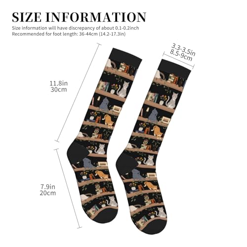 bassyil Compression Socks for Women & Men Circulation 15-20 mmHg Knee High Best Support for Nurses Travel Running Athletic4