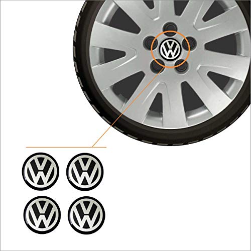 Jogo Calota Aro 15 Fox SpaceFox Polo 2010 2011 Volkswagen + Emblema Resinado