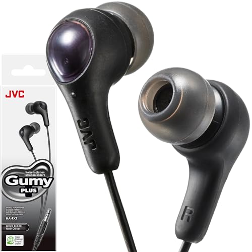 JVC Gumy in Ear Earbud Headphones with Paper Package...