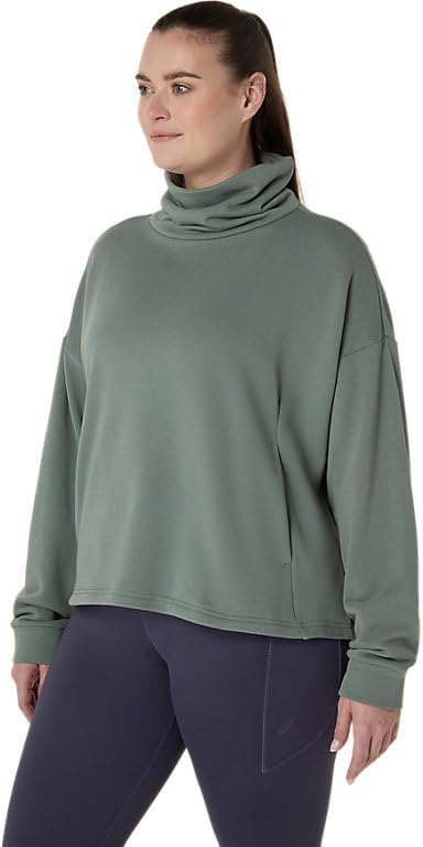 ASICS Women's NAGINO FRENCH TERRY HIGH NECK TO TRAINING Apparel