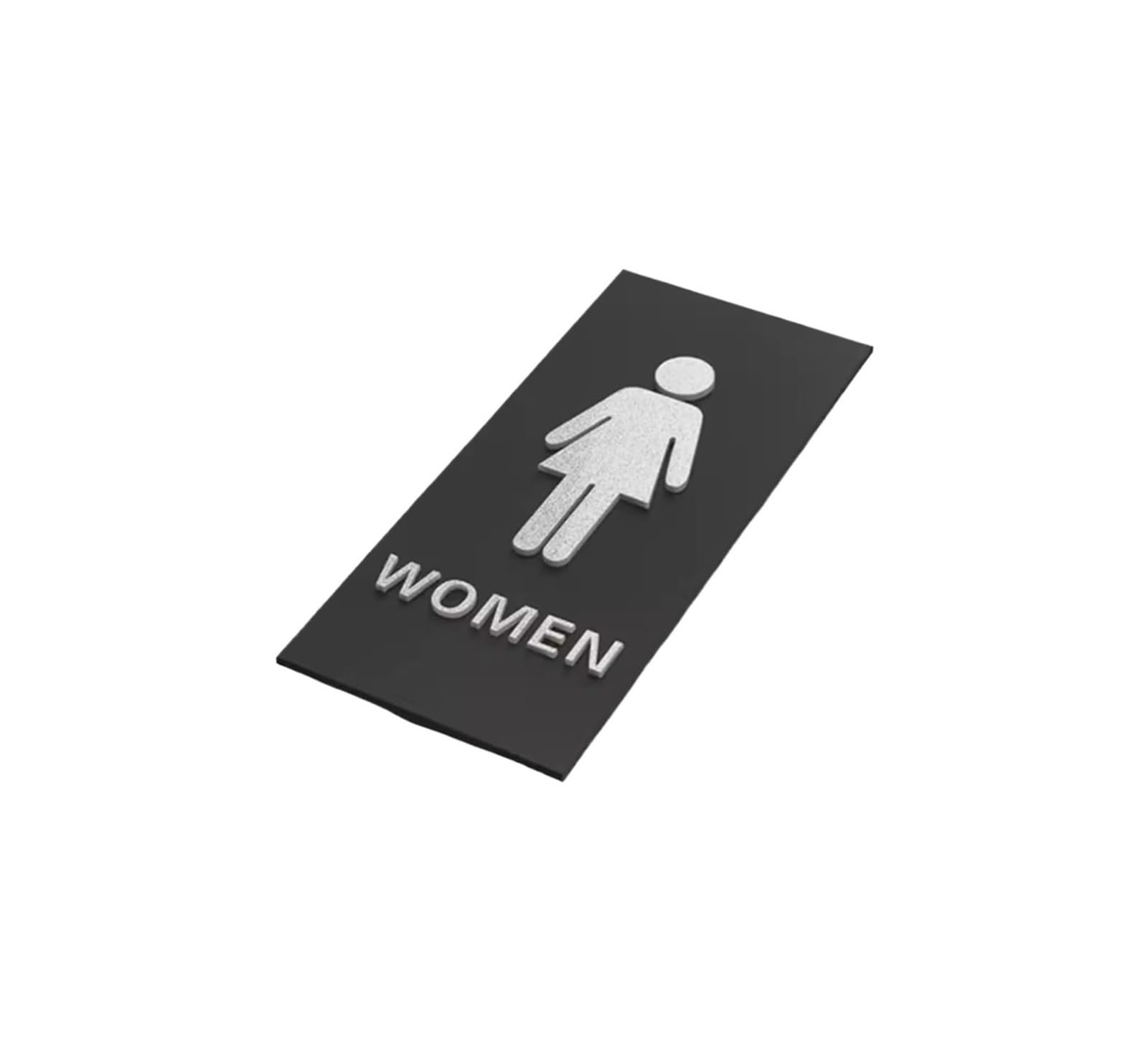 dfEDRd Toilet Sign WC Men Women, Toilet Restroom Door Sign Sticker For Men And Women 20x9cm(Women)