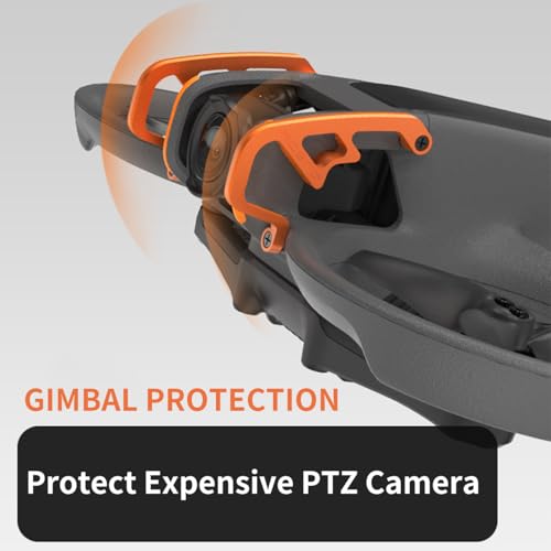 Image of Avata 2 Gimbal Guard & Bumper - Aluminum Alloy Protection Bar for DJI Avata 2 FPV Drone Accessories (Orange)