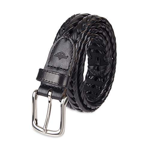 Dockers Men's Dockers 32mm Woven Belt,Black,36