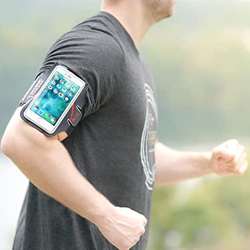 Tribe Running Phone Holder Armband. Iphone & Galaxy Cell Phone Sports Arm Bands For Women, Men, Runners, Jogging, Walking, Exercise & Gym Workout. Premium Japanese Lycra. Strap Extension & Key Pocket. #TOP7