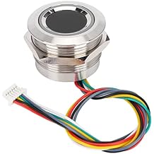 Fingerprint Scanner, Fingerprint Identification Module, Capacitive Fingerprint Module with 2-Color Indicator Light for Access Control Assistance and Safety Box