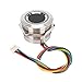 Circular Fingerprint Module, Capacitive Fingerprint Identification Module, Fingerprint Scanner with 2 Color Ring Indicator Light
