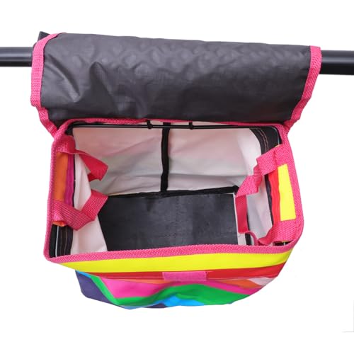 Garneck 1065P4U284FH2L14W9 1Pc Bike Handlebar Bags Front Storage Bag Bike Basket Bag Dog Basket Road Bike Basket Kids Bicycles Bike Front Storage Kids Bike Front Storage Carrier Mountain Bike Square Child thumb #7
