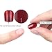 Extra Long Press on Nails Stiletto French Tip Gradient Pink to White Press Ons Point Fake Nail for Women and Girls 24 Pcs