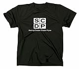 scdp am Vestibilità classica STYLETEX23 #1 Mad Men SCDP - Maglietta T-Shirt, Nero, XXL
