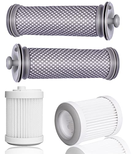 A10 Filter Replacement For Tineco A10 A11 Hero, A10 A11 Master Pure One S11, Pwrhero11 Snap Cordless Vacuum Cleaner, 2 Pre Filters & 2 Vacuum Hepa Filters(White) #TOP3