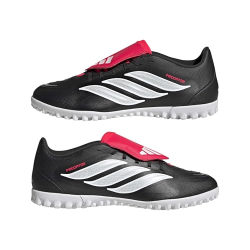 adidas Unisex Predator Club Fold-Over Tongue Turf Football Shoes, Core Black/FTWR White/Lucid Red, 44 2/3 EU – Ansicht 8