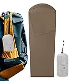 Saco de dormir para camping, saco de dormir, saco de dormir de viaje para adultos, sábana ligera para viajes, senderismo, camping, viajes por carretera, entusiastas al aire libre, festival, visitantes