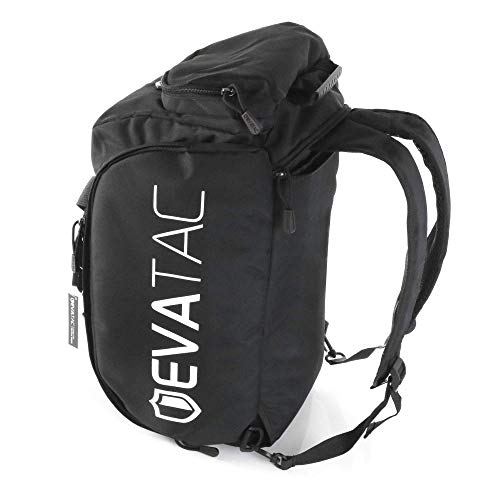Evatac Hybrid Duffel Bag | Large Size 600D Oxford Cloth Duffel Bag/Backpack Hybrid with Shoe Compartment