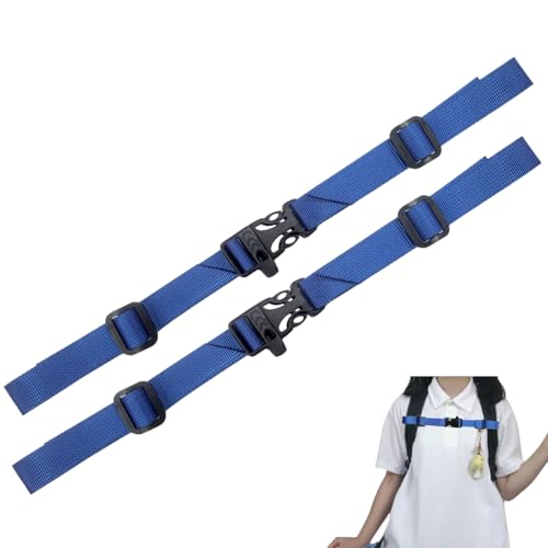 Ruayia 2 Stück Verstellbarer Brustgurt Rucksack Kinder, Brustgurt Für Schulranzen mit Schnellverschluss für Schulrucksack Jogging Wandern Außerhalb Reise – Dunkelblau Ruayia 2 Stück Verstellbarer Brustgurt Rucksack Kinder, Brustgurt Für Schulranzen mit Schnellverschluss für Schulrucksack Jogging Wandern Außerhalb Reise – Dunkelblau