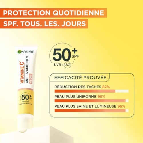Soin Visage Fluide Anti Tâches Vitamine C Skinactive Garnier Le Tube De 40 Ml - vue 5