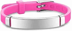 Pulseira de Identificação Infantil Personalizada (PINK)