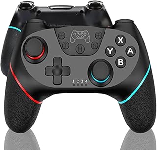 SZPACMATE-Nintendo Games Switch Controller, Rechargeable Remote Wireless Switch Lite Controller Gamepad Joypad with Adjustable Turbo Dual Shock Gyro Axis Compatible with Nintendo Switch/Switch Pro