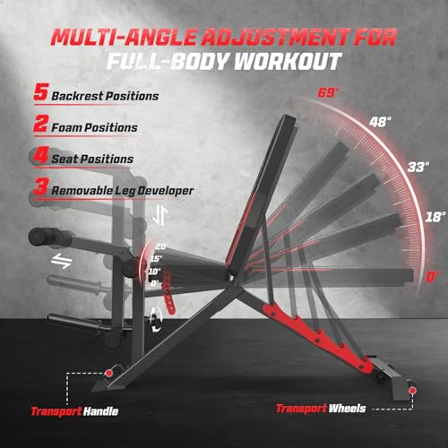 Image of OPPSDECOR Power Cage, 2000LBS Squat Rack with Dual Pulley Cable Crossover System, Multifunctional Power Rack with More Training Attachments for Home Gym, Weight Cage Fits Compact Space