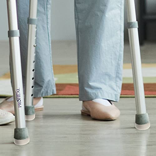 Walker Glide Caps, 1 Pair - Walker Slides Glides for Easy and Quiet Gliding - Premium Walker Accessories for Seniors