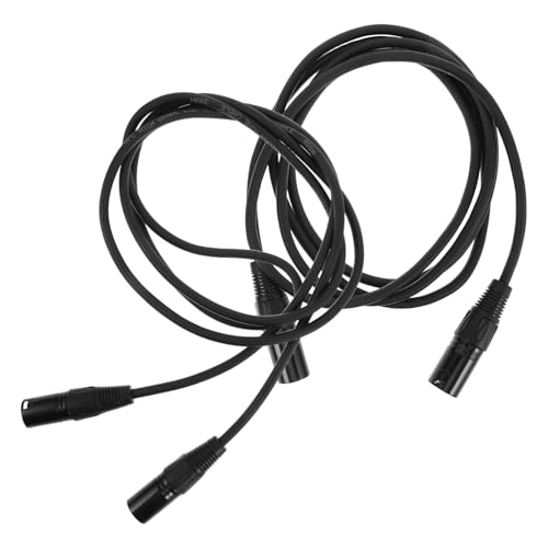 Câble microphone XLR mâle à mâle Levemolo 2 pièces pour stations radio