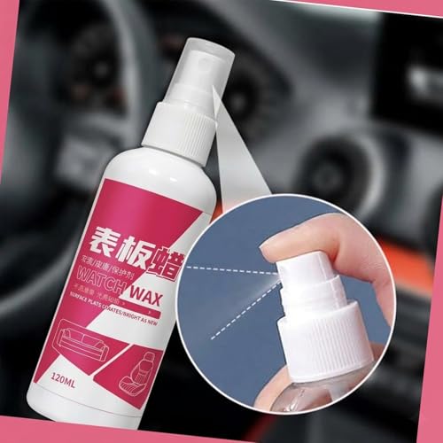 Cera en spray para cuidado y brillo de tablero de auto, paquete x3 miniatura 3
