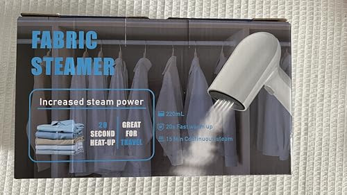 Shenjia Handheld Garment Clothes Steamer, 1800W Steamer Clothing for Portable, 150°C Turbo Extreme Penetrating Steam Wrinkle Reduction, 20s Fast Heat up Steam iron for Travel, Home, Office - Image 10