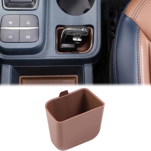 Porte-gobelet arrière Ford Maverick en ABS marron premium pour console centrale