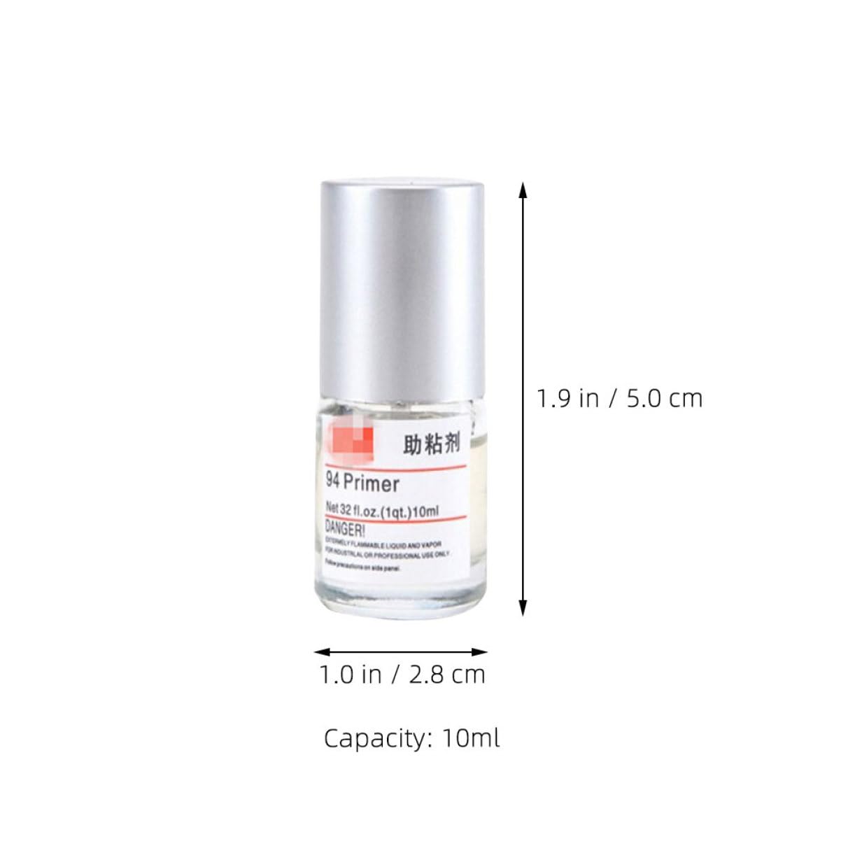 Amosfun Automotive Adhesion Promoter Bottles Multi Purpose Enhancer for Car Modifications Improves Adhesive Strength and Ceramics