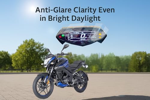 Image of Wisely |Pack 2| Premium Screen Guard for Bajaj Pulsar N150 N160 N250 Facelift 2024 Bike - TFT Display Digital Meter Protector - HD Clear, Full Cover - Easy Installation Kit - Motorcycle Accessories