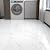 WESTICK Peel and Stick Floor Tile can be Removed Bedroom and Kitchen Floor Wall Decoration Stickers Gray and White Marble Floor Tiles 12"x12"x1mm Thick (5 Pcs, Covering 5 Square feet)