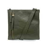 Joy Susan Womens Fashion Purse Dawn Multipocket Compact Crossbody Hand Bag - Hunter Green