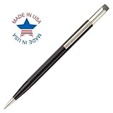 Autopoint® All-American® Pencil, 0.9mm tip, Paneled Barrel, Black, American Made (10010BK)