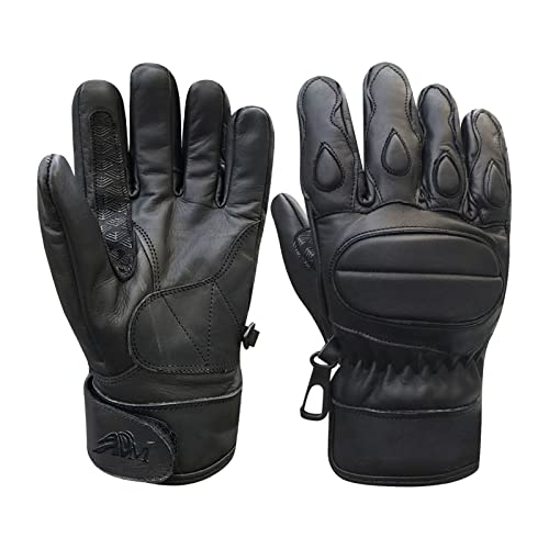 Gants de moto en cuir véritable pour vos roadtrips d'été et trajets d'hiver 9005