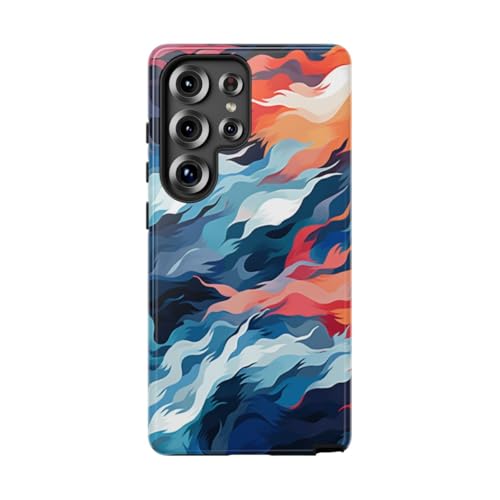 Coque Samsung S25 Ultra vagues fluides design urbain tendance