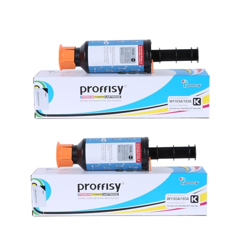 Image of proffisy 103A Toner Cartridge, W1103A Toner Reload Kit Compatible with HP Neverstop Laser MFP 1200w, Neverstop Laser MFP 1200a, Neverstop Laser 1000a, Neverstop Laser 1000w (2 pcs)